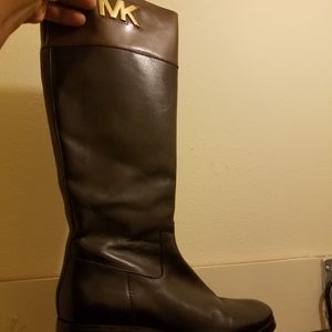 Authentic black Michael Kors MK boots